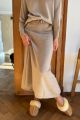 Kaszmirowa midi spódnica 100% kaszmir latte