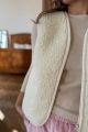 Wełniana kamizelka ecru